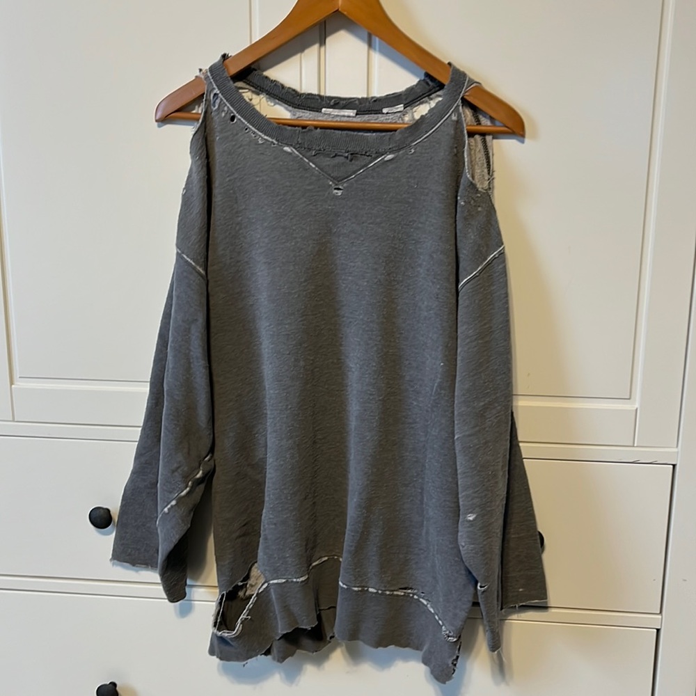 One off Distressed Grey - A. Enzo - Sweatshirt - 1 of 1 Medium